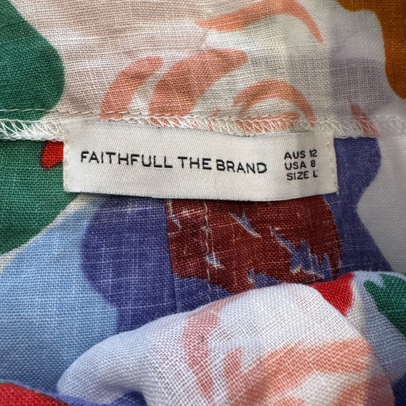 Faithfull The Brand-Multicolored Floral Lilia Top and Ondine Short Set - Picture 3 of 7